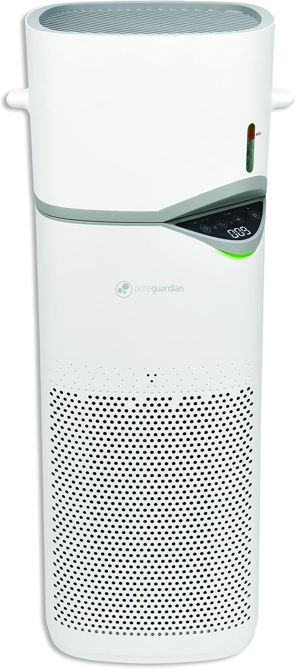 Pure Guardian 2 in 1 Air Purifier and Humidifier for Home, Bedroom, Office, H13 HEPA Filter, Removes Dust, Smoke, Pollen, Pet Hair, Humidification for Large Rooms, White, APH406W