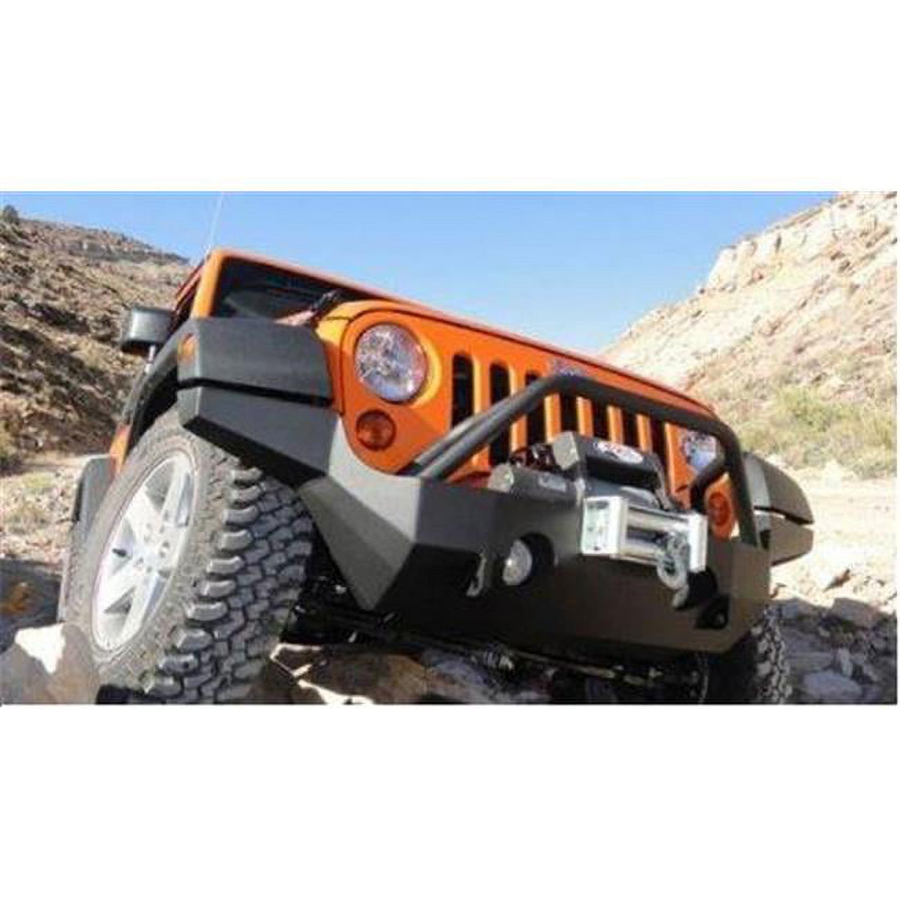 M.O.R.E.  Full Width Bumper - Powder Coated Textured Black