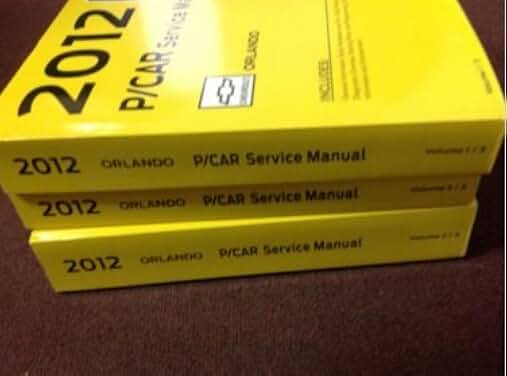 2012 Chevrolet Chevy ORLANDO Service Shop Repair Manual Set GM BOOK OEM HUGE