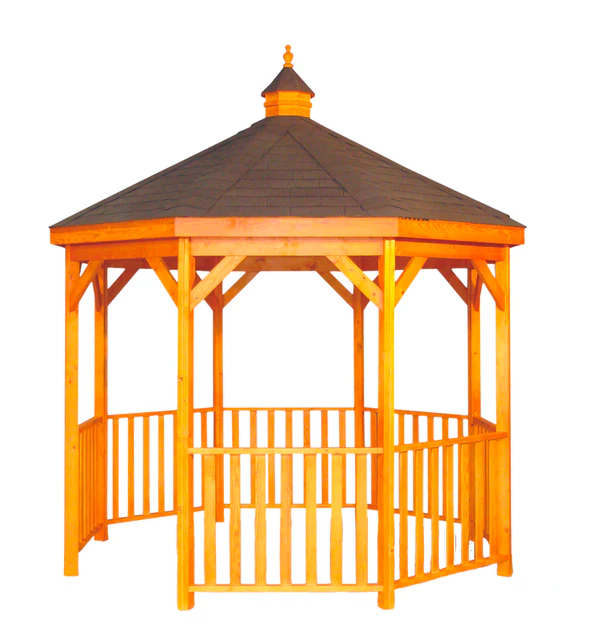 Amish Gazebos 10 Foot Wood Gazebo-In-A-Box