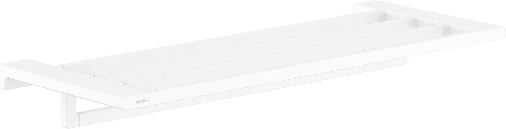 Hansgrohe -Towel Rack with Holder 26-inch Holder in Matte White, 41751700