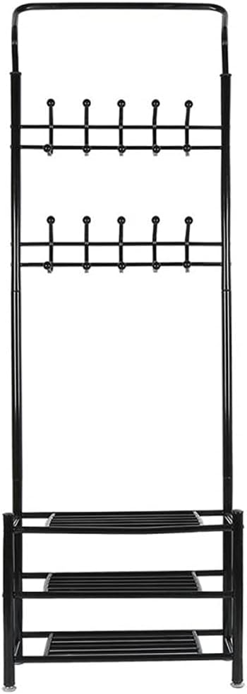 1Pcs Drying Rack Floored Hanger Minimalist Clothes Drying Rod Folding Indoor Balcony Clothing Rack Hanger (Color : D)