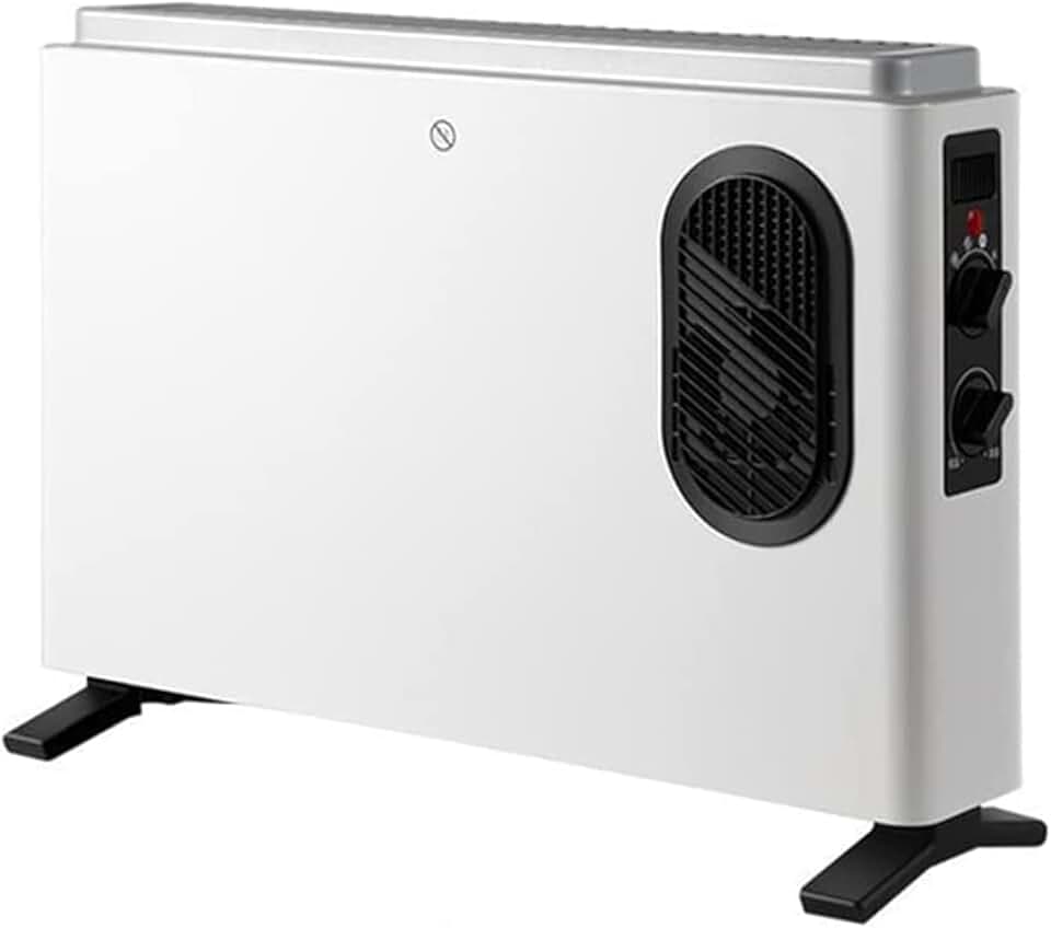 Electric Heater Withtat Convector Heater 2000W Energy Saving, Mobile Electric Heater up to 30 M² Electric Heater Mobile Heaters