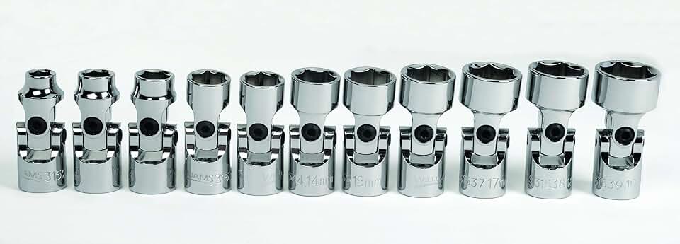 Williams 31939 11-Piece 3/8-Inch Drive 6 Point Universal Socket Set