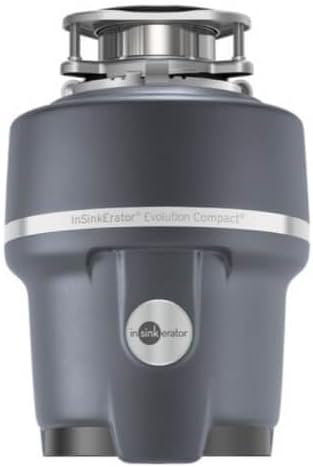 InSinkErator Evolution SpaceSaver XP Non-corded 3/4-HP Continuous Feed Noise Insulation Garbage Disposal, Black