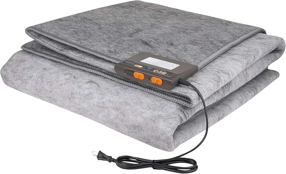 Hot Carpet High Heat Retention Felt Under Rug Instant Radiant Floor Heater Electric Mat Electric Carpet Electric Heated Area Rug (500.2 watt Extra Thick Mat 70