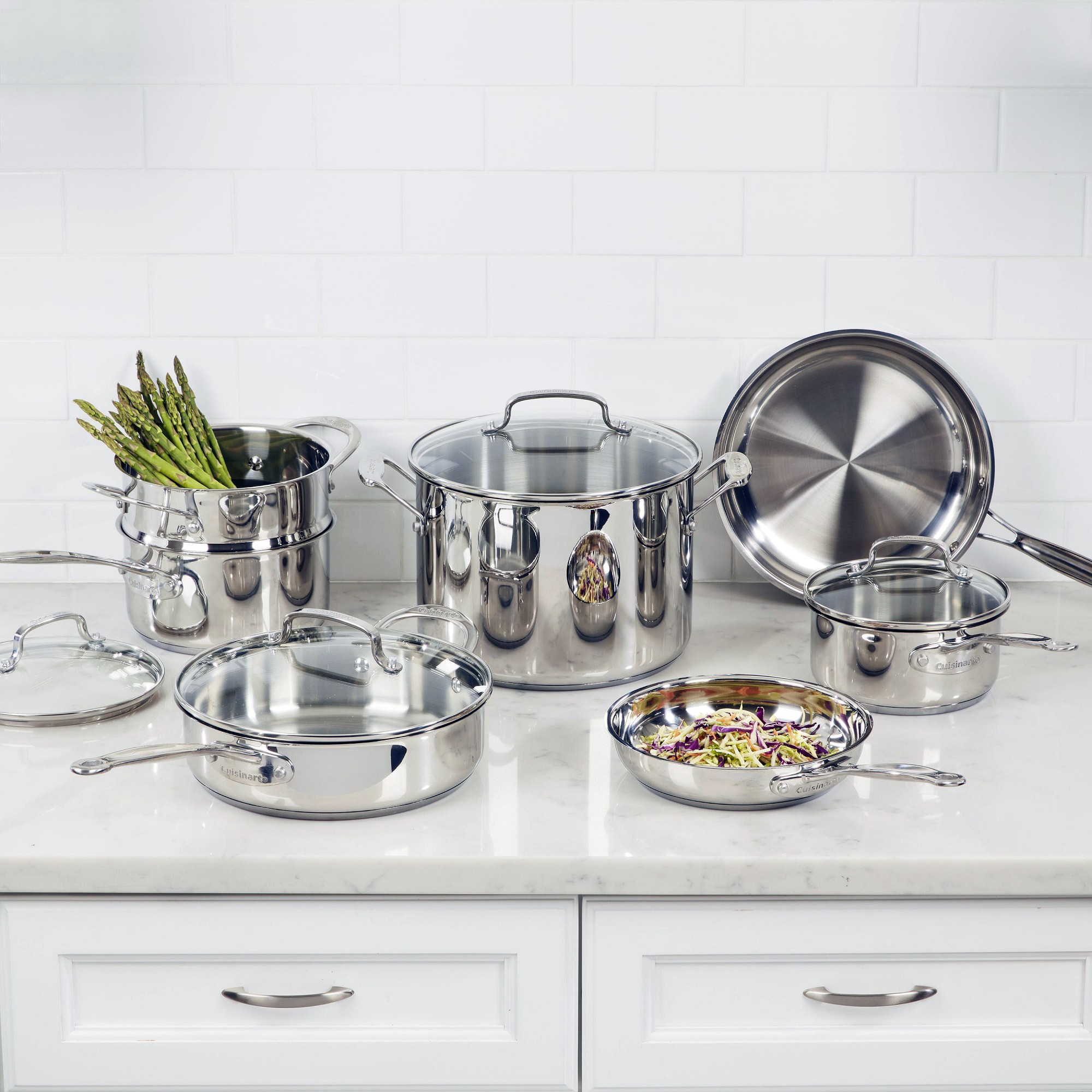 Cuisinart Chef s Classic Stainless Steel 11-Piece Cookware Set