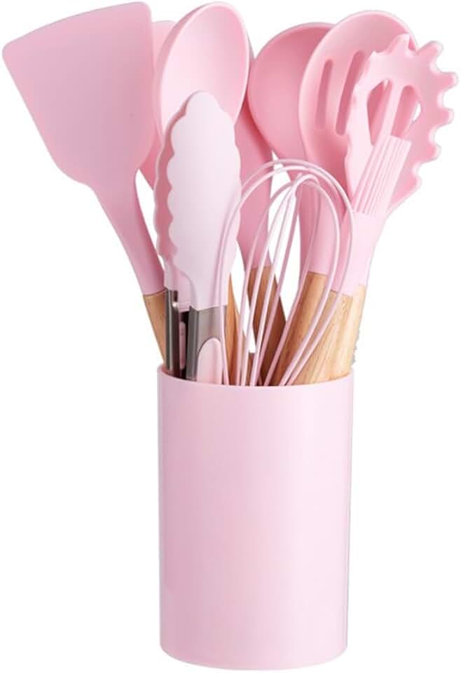 CSCDD Kitchen Utensils Set, for Non-Stick Pan Kitchen Tool Ladle and Wok Spatulas