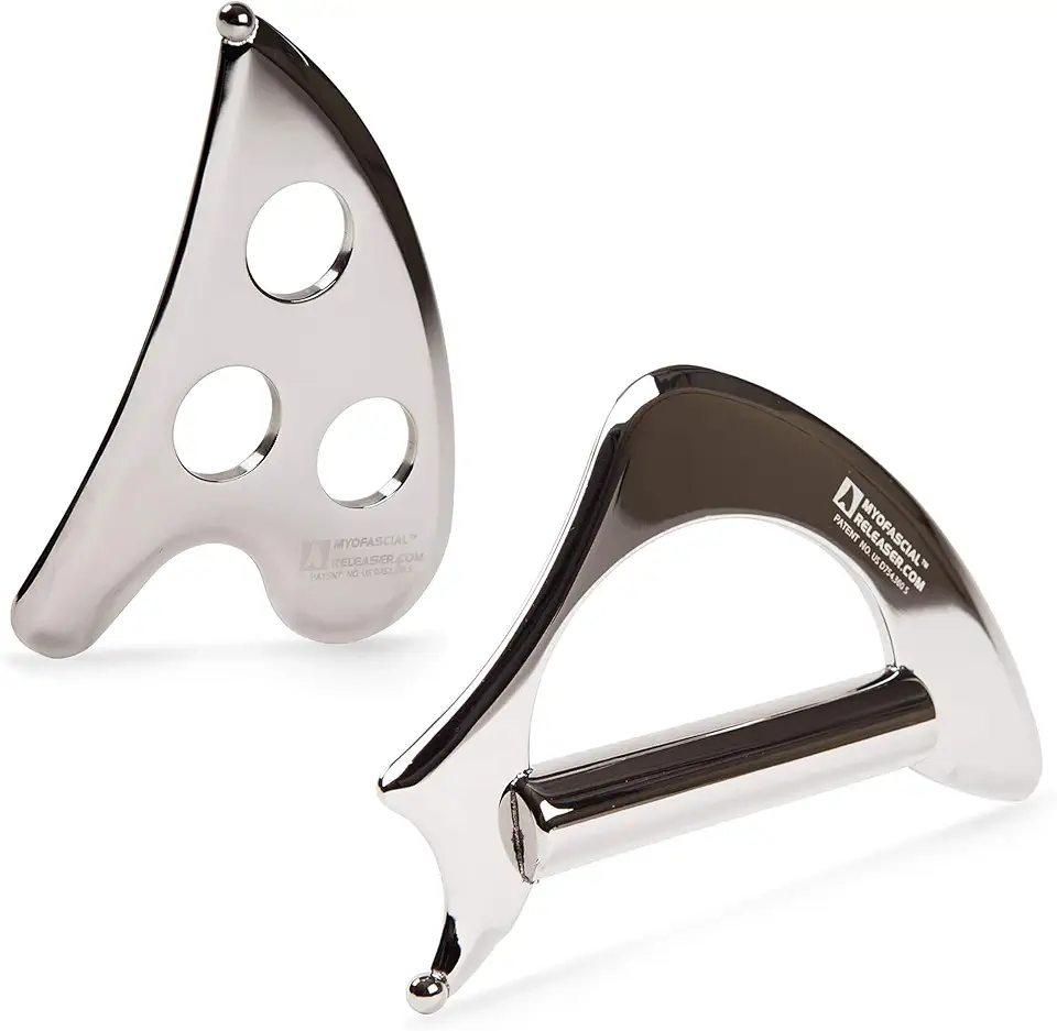 Ergonomic Pro Kit - Original & Ergo Muscle Scraper Tools, Professional IASTM Gua Sha Set for Physical Therapy, Medical Grade Stainless Steel Fascia Release Tools