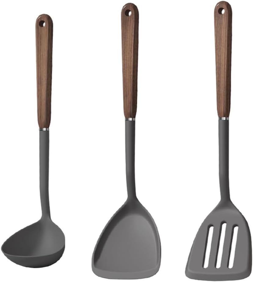 DFHBFG Tableware Spoon Cooking Spoons Kitchen Tool, 3 pieces