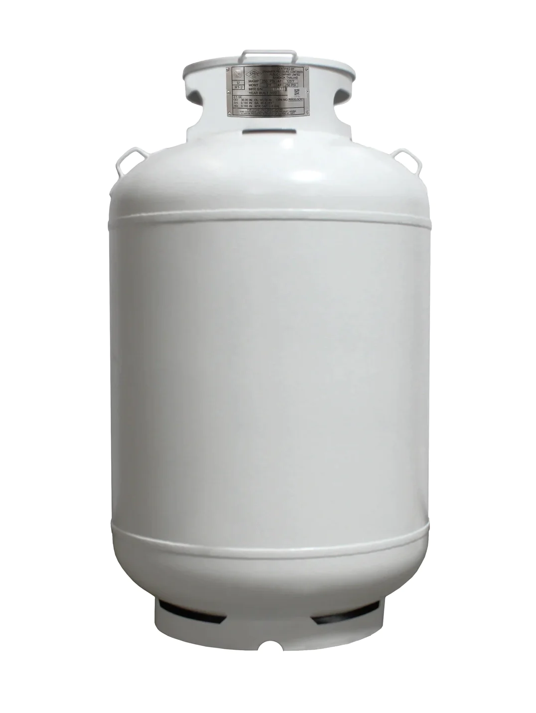 Flame King 420lb 120 gal ASME Propane Tank Cylinder with Float Gauge