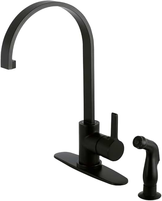 Kingston Brass LS8710CTLSP Continental Kitchen Faucet, 8