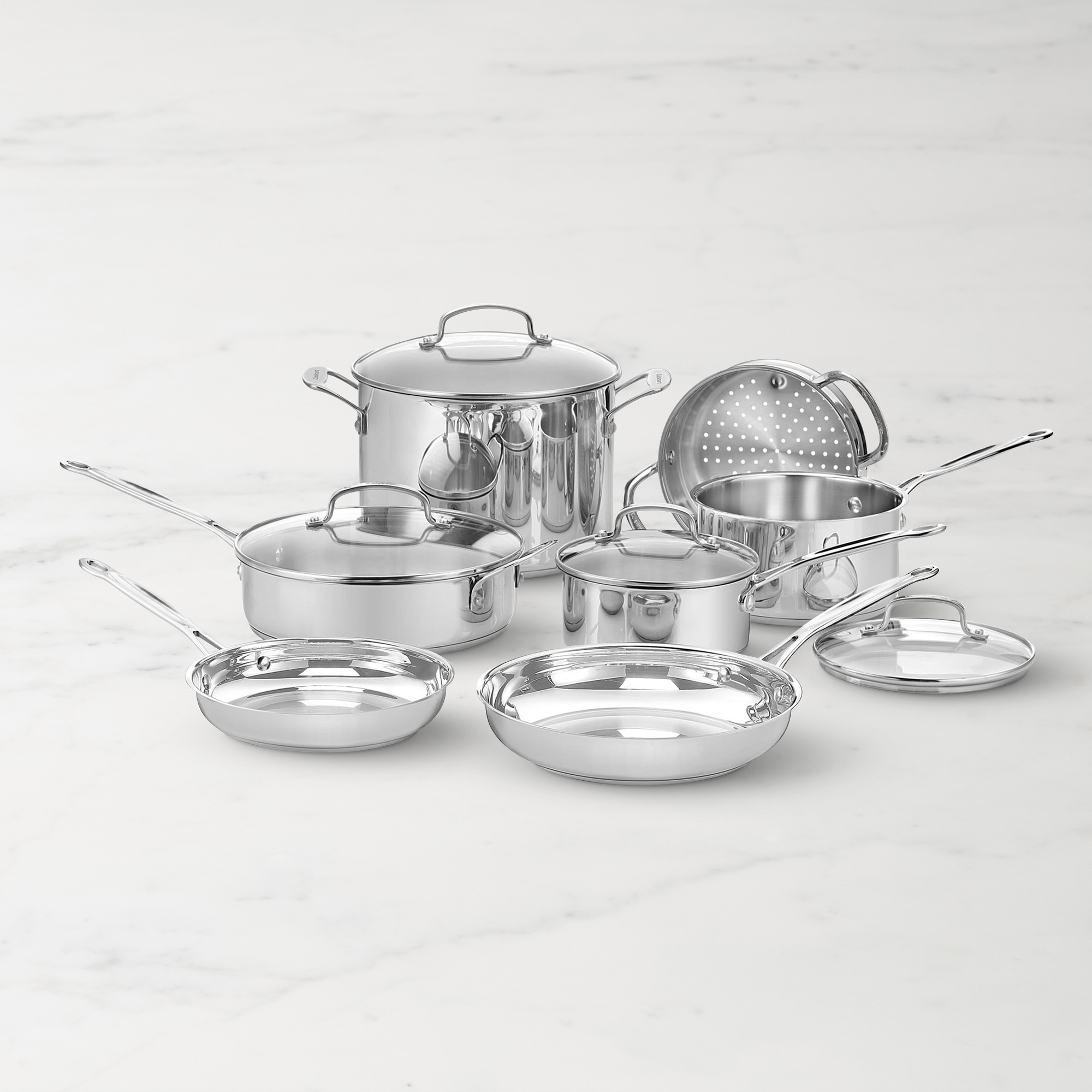 Cuisinart Chef s Classic Stainless Steel 11-Piece Cookware Set