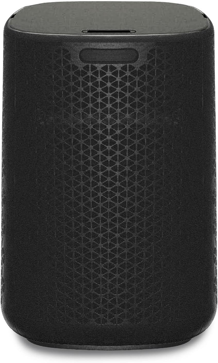Habitat Large Room Air Purifier and Sanitizer with HEPA Activated Carbon Filtration System, Cleans up 3600ft², with Auto Filter Replacement Reminder, USB Charging Port, 5-Speed Fan, Black