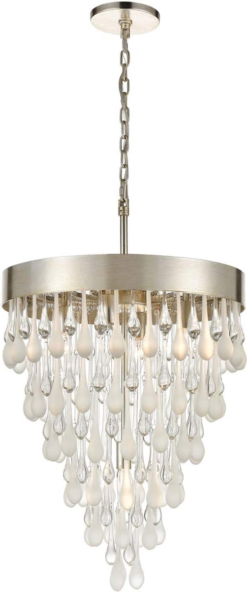 32342/5 pendant light, Silver Leaf