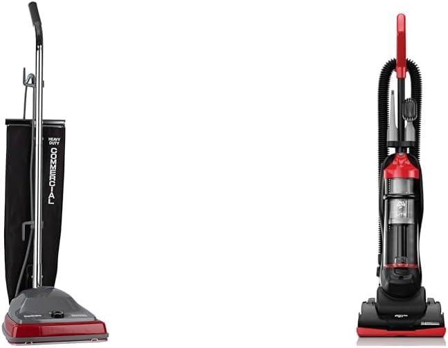 Sanitaire SC679K Tradition Upright Commercial Bagged Vacuum Bundle with Dirt Devil Endura Lite Bagless Vacuum Cleaner, UD20121PC