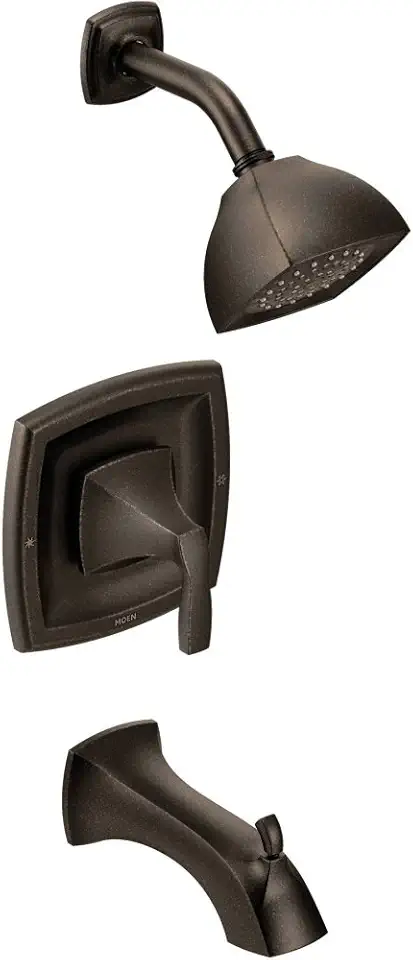 Moen T2693EPORB Voss Posi-Temp Pressure Balancing Eco-Performance Tub and Shower Trim Kit, Valve Required, Oil Rubbed Bronze