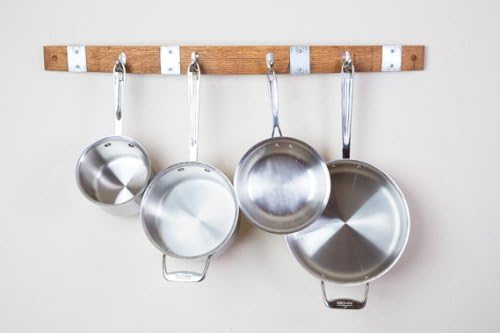 Pot Rack, Reclaimed Napa Valley Wine Barrel Staves