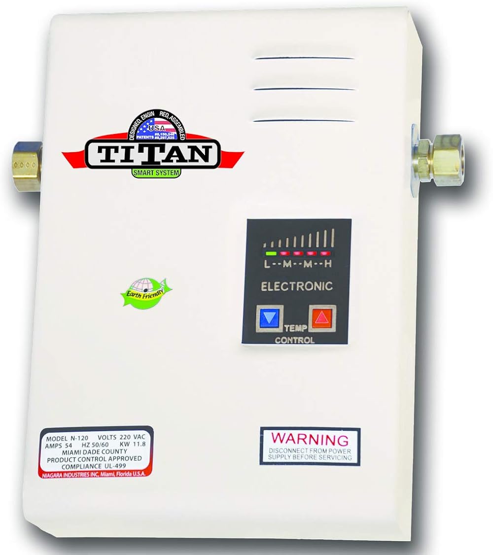 Titan N-85 SCR2 Electric Tankless Water Heater, 8.5 KW, 220V / 240V, 38 AMP
