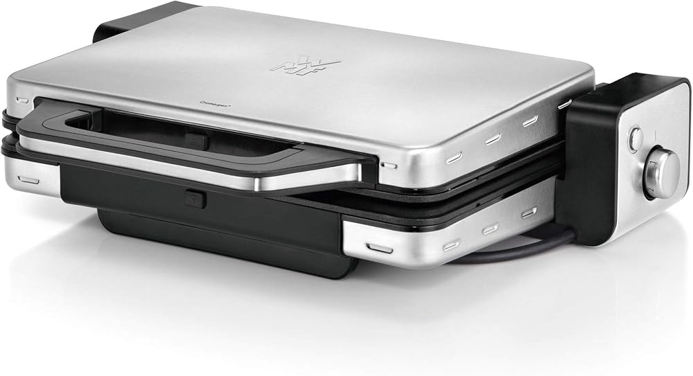 WMF CE Lono Contact Grill, Stainless Steel, Silver, 45 x 37 x 45 cm