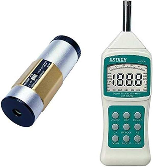 Extech Sound Level Meter and Background Sound Absorber with Sound Calibrator