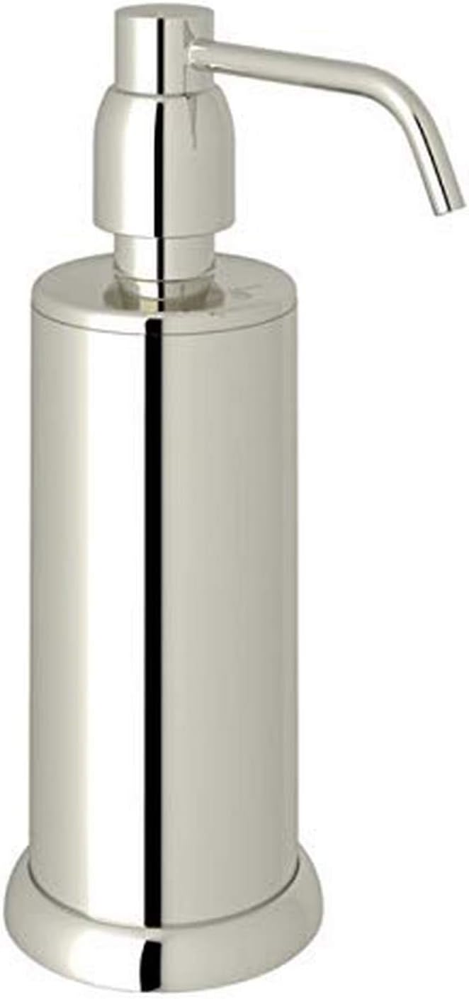 Rohl U.6433PN Perrin & Rowe Transitional Free Standing Soap Dispenser, Polished Nickel