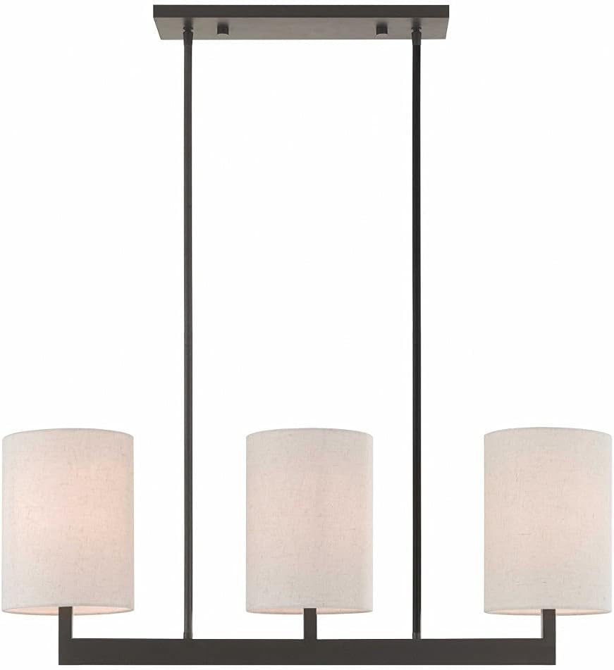 Livex Lighting 42426-07 Linear Chandelier, 22.00x36.00x7.50, Bronze