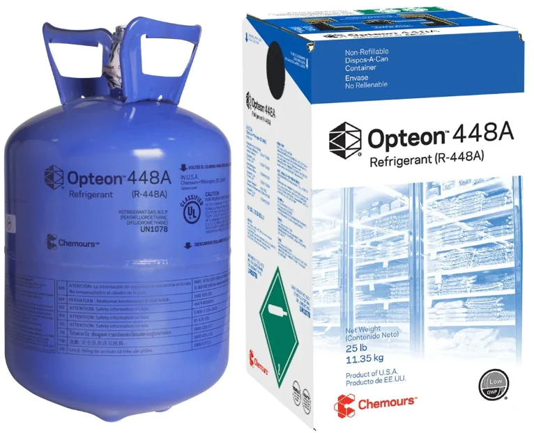 R448A 25lb Cylinders Refrigerants Chemours/Opteon