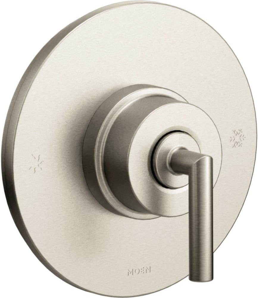 Moen TS22001BN Arris Posi-Temp Pressure Balancing Modern Tub and Shower Valve Trim Kit, Valve Required, Brushed Nickel