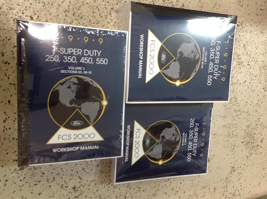 1999 Ford F-250 F350 450 550 Super Duty Truck Service Shop Repair Manual SET NEW