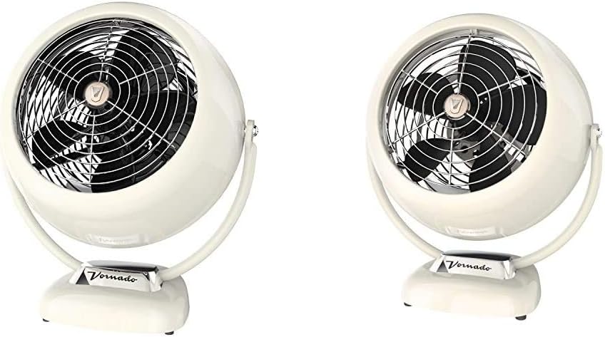 Vornado VFAN Sr. Vintage Air Circulator Fan, Vintage White & VFAN Vintage Air Circulator Fan, Vintage White