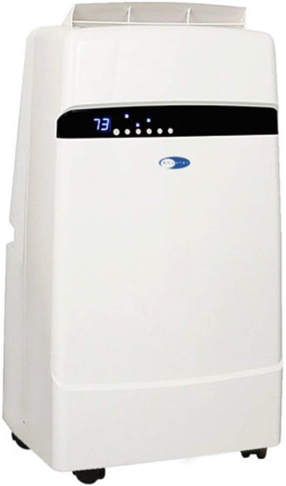 Whynter ARC-12SDH 12,000 BTU (6,884 BTU SACC) Dual Hose Cooling Portable Air Conditioner, Heater, Dehumidifier, and Fan with Storage Bag, Up To 400 sq ft in White