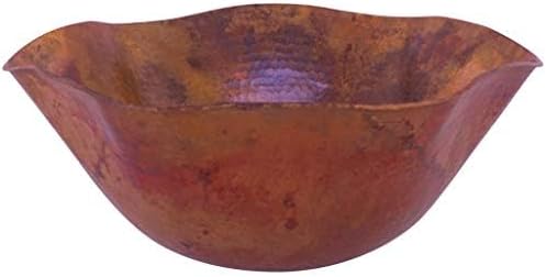 ANDULUSIA Copper Vessel Bathroom Sink, Natural