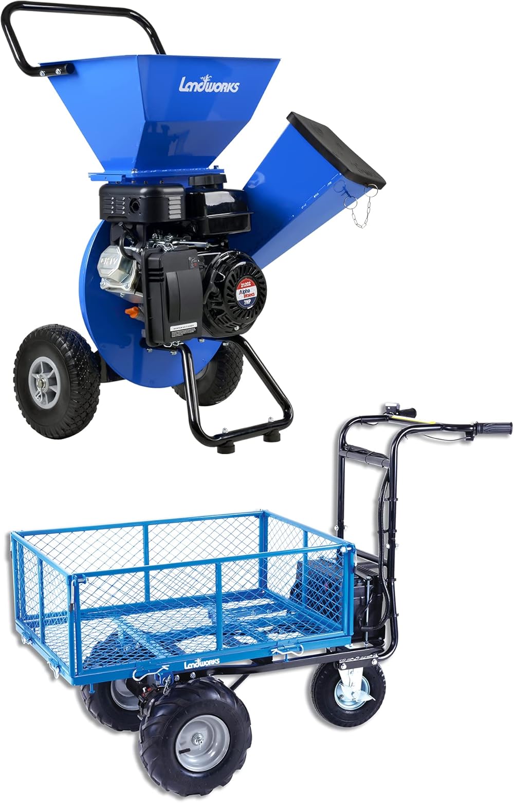 Landworks Wood Chipper 3 in 1 Multi-Function 3