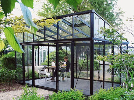 Exaco Janssens Modern M34/M36 Greenhouse- Sloped Roof