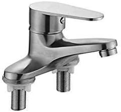 Stainless Steel Basin Faucet Bathroom Sink Faucet Single Handle Washbasin Hot and Cold Mixer Water