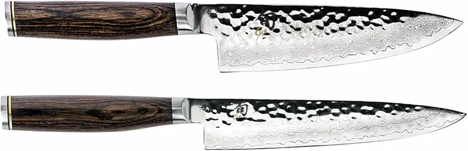 Shün Premier 2-piece Knife Set, 6-inch Chef's Knife and 6½-inch Utility Knife