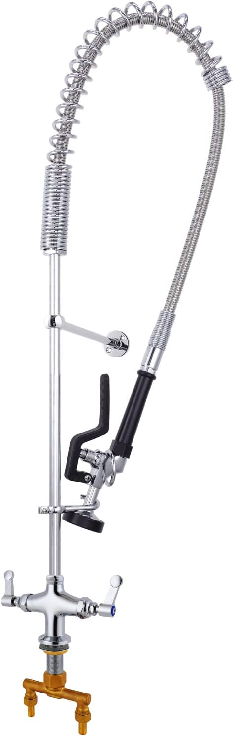 Commerical Faucet with Sprayer Deck Mount 40