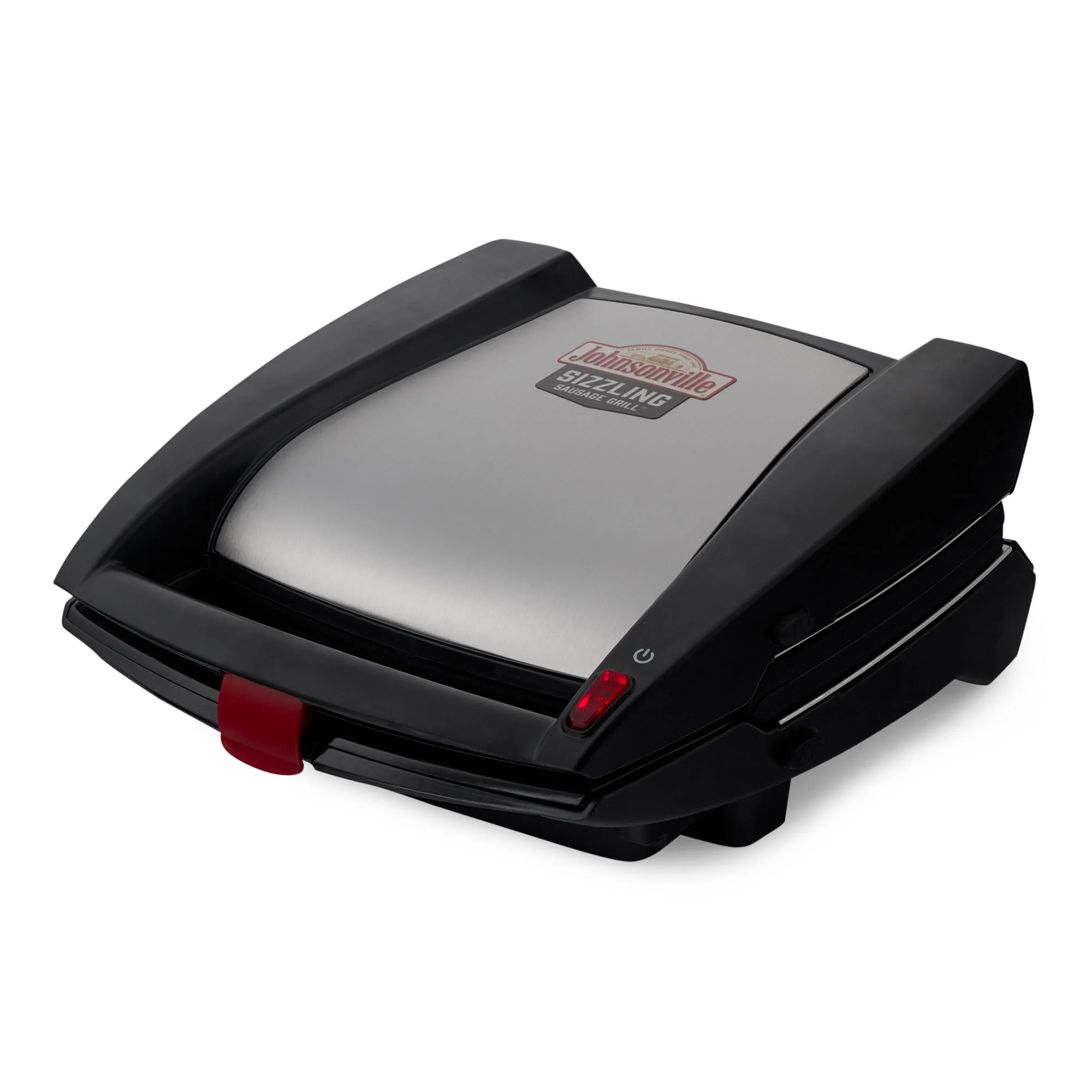 Johnsonville BTG-0498 Sizzling Sausage Indoor Compact Stainless Electric Grill