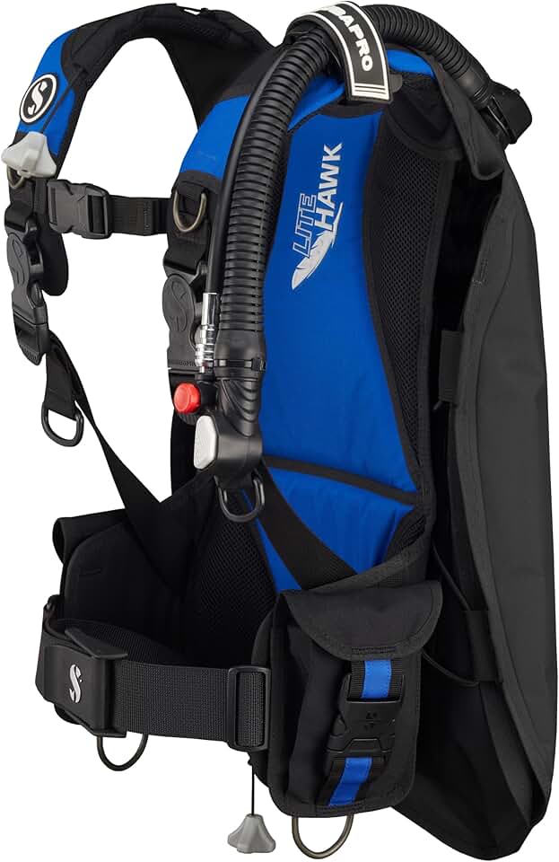 Scubapro Litehawk Diving BCD (Black/Blue)