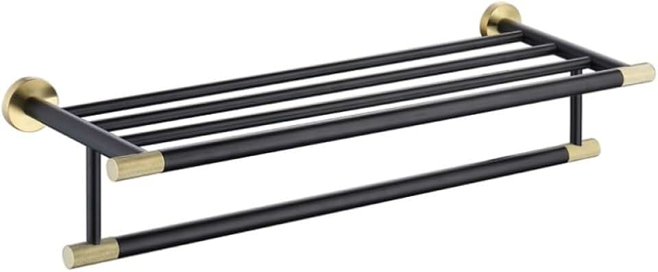 Gold with Black Bathroom Paper Holder Towel Bar Holder Rack Shelf Glass Soap Dispenser Cup Dish Holder Stainless Steel,towel rack