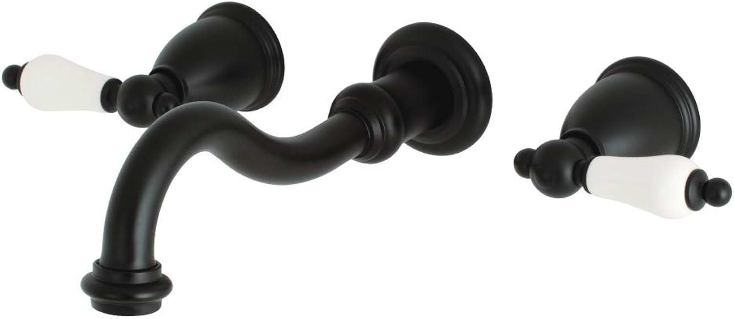 Kingston Brass KS3020PL Restoration Tub Faucet, Matte Black