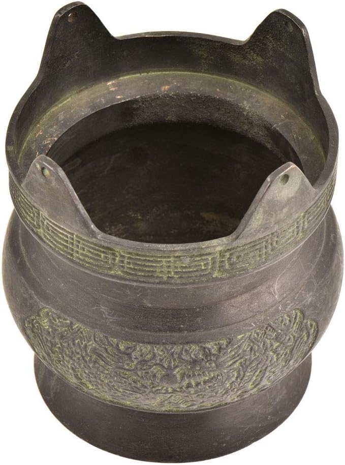 IndianShelf Vocalforlocal Handmade Vintage Brass Tribal Engraved Hanging Pot Pack of 1 Indian Kitchen Utensils