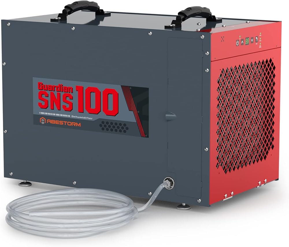 Abestorm 220 Pint Commercial Dehumidifier with Pump for Crawl Space, Basement, Whole House, Industrial Dehumidifier with Drain Hose for Large Space or Garages, Auto Defrosting, Memory Starting