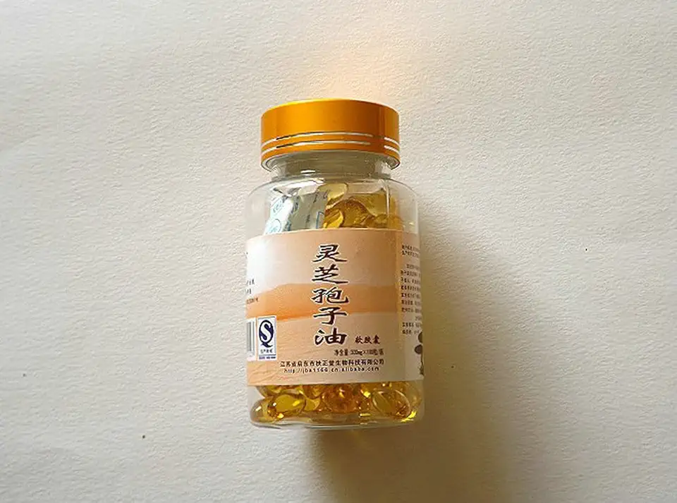 FuZhengTang Duan-Wood LINGZHI/Ganoderma Lucidum/Reishi Spore Extract Oil, 350mg, 100 Softgels (10bottles (1000 softgel))