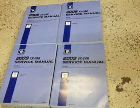 2009 CADILLAC XLR X L R Service Shop Repair Workshop Manual Set FACTORY GM