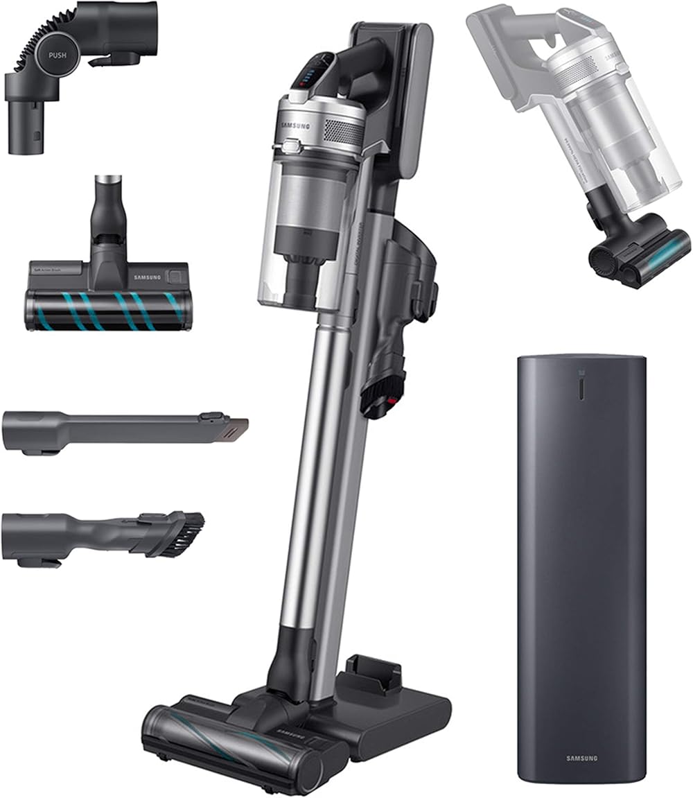 Samsung 90 + CS Jet Cordless Stick Vacuum, Grey