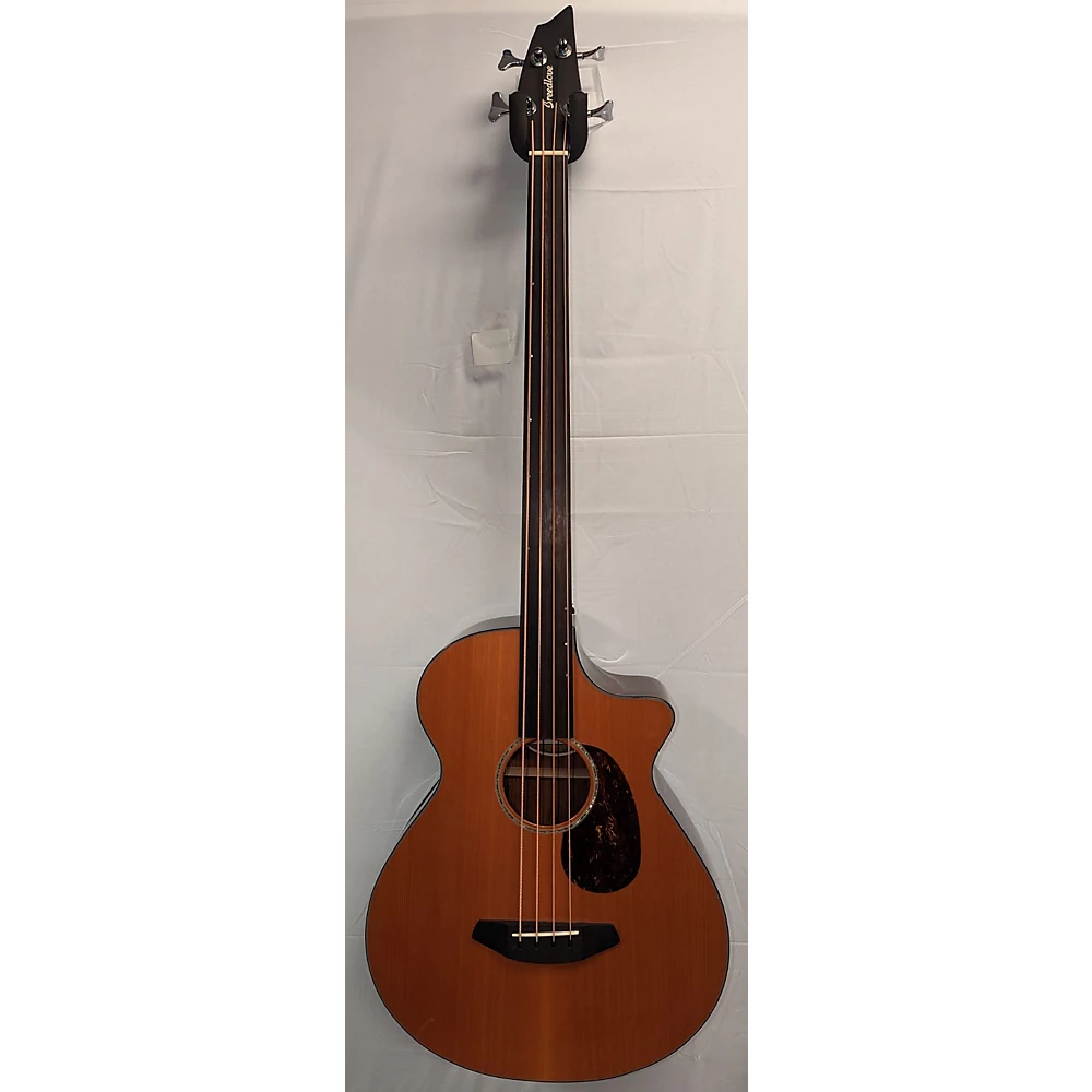 Used Breedlove Solo Jumbo CE Fretless Acoustic Bass Guitar