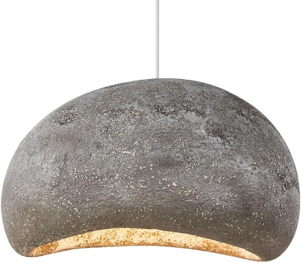 23.62 inch Modern Light Bird's Nest Style - Japanese Concrete Chandelier for Bedroom, Living and Dining Rooms, Suitable for Kitchen Island and Bar Hanging Lamp/One Color/60Cm