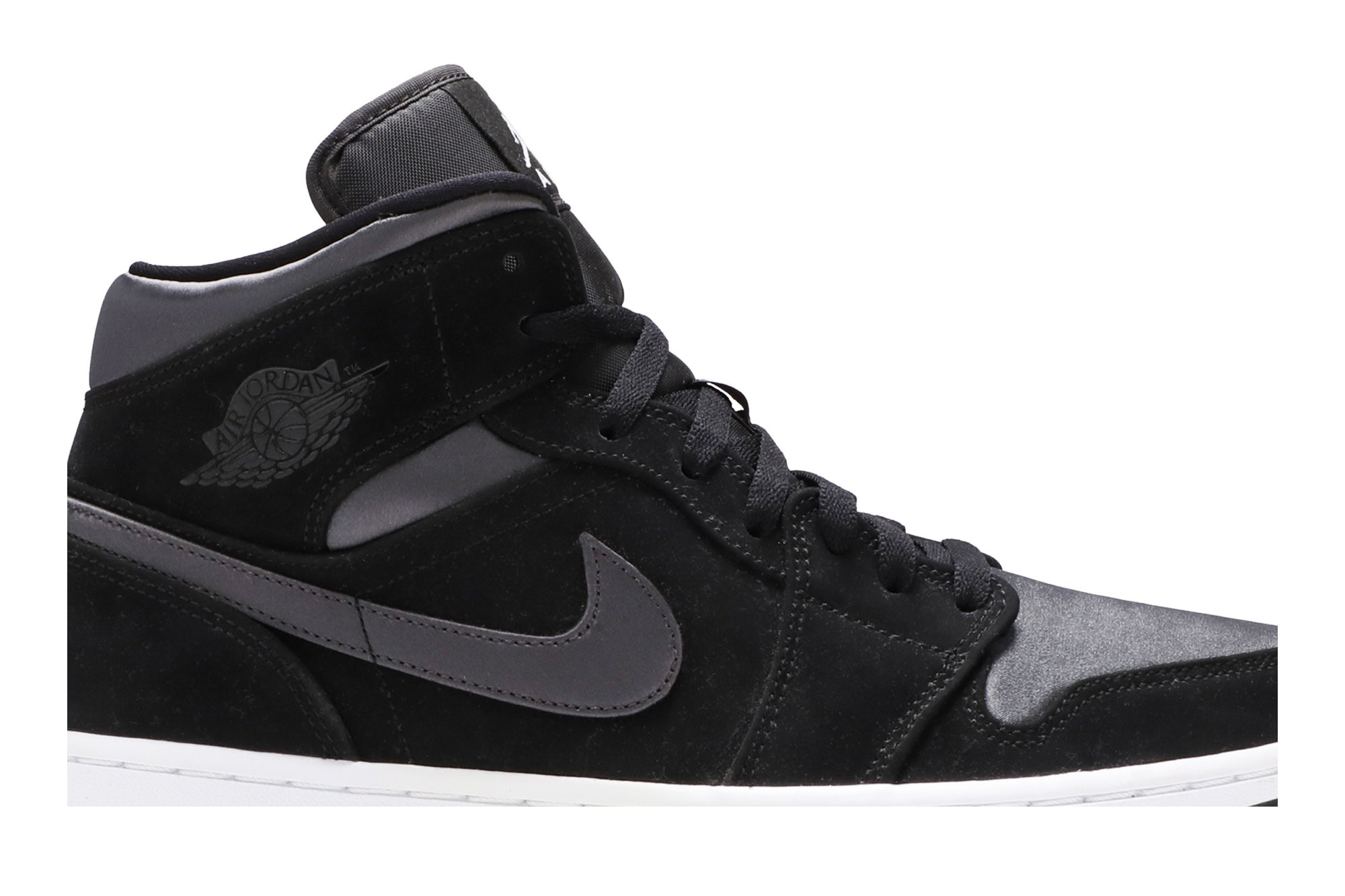 Air Jordan 1 Mid SE Nylon 'Black Grey' 852542-012
